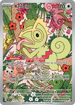 Kecleon Illustration Rare card from Surging Sparks