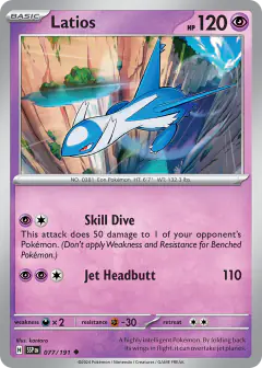Latios Uncommon card from Surging Sparks