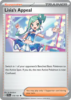 Lisia's Appeal Uncommon card from Surging Sparks