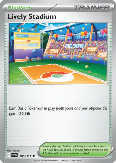 Lively Stadium Uncommon card from Surging Sparks