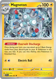 Magneton Uncommon card from Surging Sparks