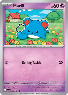 Marill Common card from Surging Sparks