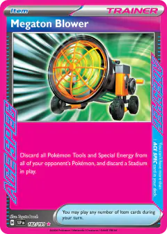 Megaton Blower ACE SPEC Rare card from Surging Sparks