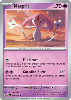 Mesprit Common card from Surging Sparks