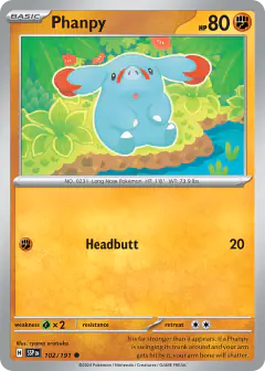 Phanpy Common card from Surging Sparks