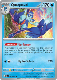 Quaquaval Uncommon card from Surging Sparks