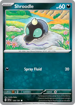 Shroodle Common card from Surging Sparks