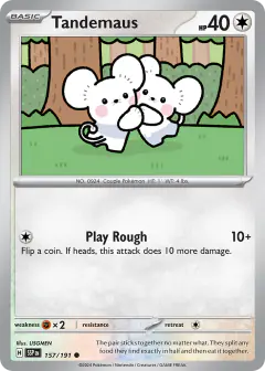Tandemaus Common card from Surging Sparks