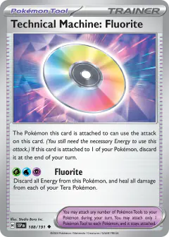 Technical Machine: Fluorite Uncommon card from Surging Sparks