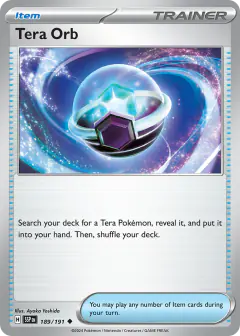 Tera Orb Uncommon card from Surging Sparks