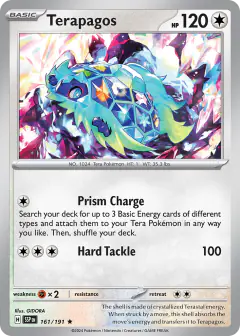 Terapagos Rare card from Surging Sparks