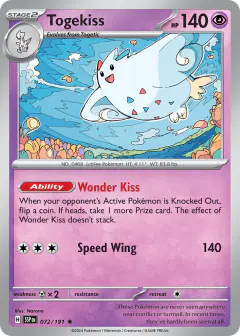 Togekiss Rare card from Surging Sparks