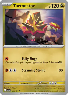 Turtonator Uncommon card from Surging Sparks