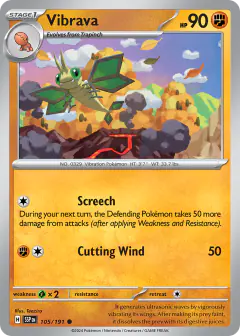 Vibrava Common card from Surging Sparks