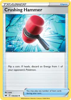 Crushing Hammer Uncommon card from Sword & Shield Base