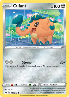 Cufant Common card from Sword & Shield Base