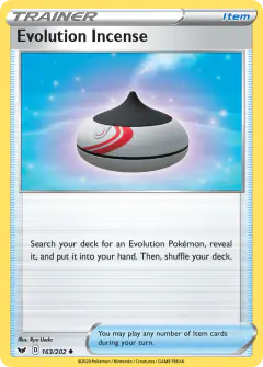 Evolution Incense Uncommon card from Sword & Shield Base