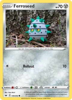 Ferroseed Common card from Sword & Shield Base