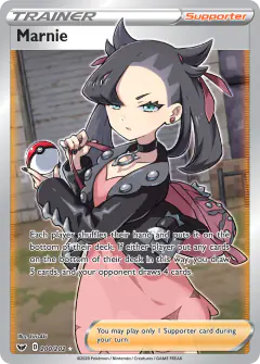Marnie Rare Ultra card from Sword & Shield Base