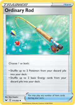 Ordinary Rod Uncommon card from Sword & Shield Base