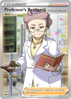 Professor's Research (Professor Magnolia) Rare Ultra card from Sword & Shield Base