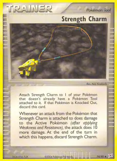 Strength Charm Uncommon card from Team Magma vs Team Aqua