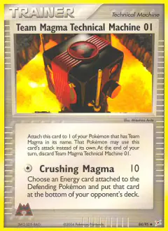Team Magma Technical Machine 01 Uncommon card from Team Magma vs Team Aqua