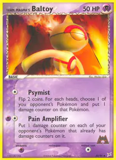 Team Magma's Baltoy Uncommon card from Team Magma vs Team Aqua