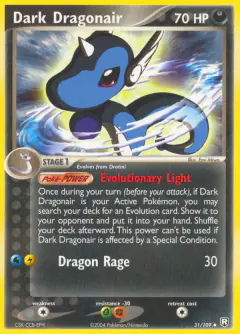 Dark Dragonair Uncommon card from Team Rocket Returns