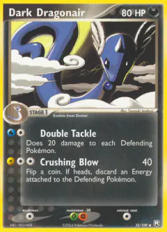 Dark Dragonair Uncommon card from Team Rocket Returns