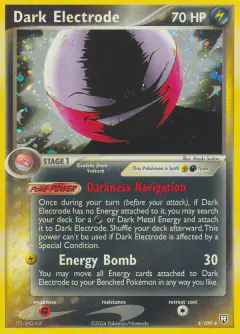 Dark Electrode Rare Holo card from Team Rocket Returns