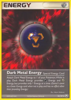 Dark Metal Energy Uncommon card from Team Rocket Returns