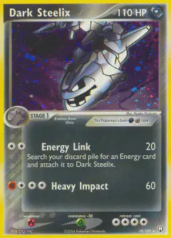 Dark Steelix Rare Holo card from Team Rocket Returns