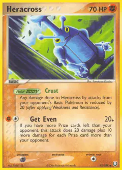 Heracross Uncommon card from Team Rocket Returns