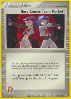 Here Comes Team Rocket! Rare Secret card from Team Rocket Returns