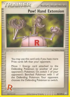 Pow! Hand Extension Uncommon card from Team Rocket Returns