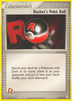 Rocket's Poké Ball Uncommon card from Team Rocket Returns