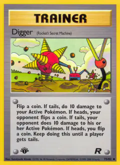 Digger Uncommon card from Team Rocket