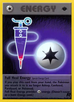 Full Heal Energy Uncommon card from Team Rocket