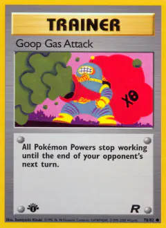 Goop Gas Attack Common card from Team Rocket