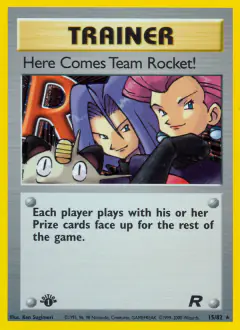 Here Comes Team Rocket! Rare Holo card from Team Rocket