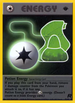 Potion Energy Uncommon card from Team Rocket