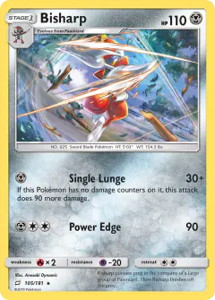Bisharp Rare card from Team Up