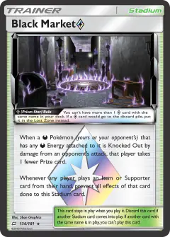 Black Market ◇ Rare Prism Star card from Team Up