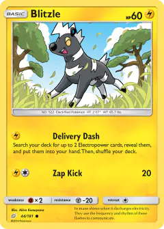 Blitzle Common card from Team Up