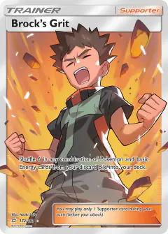 Brock's Grit Rare Ultra card from Team Up