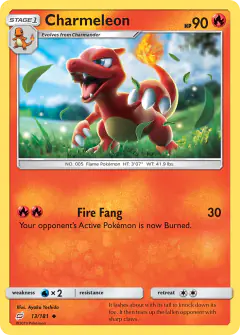 Charmeleon Uncommon card from Team Up