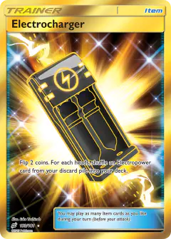 Electrocharger Rare Secret card from Team Up