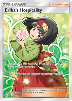 Erika's Hospitality Rare Ultra card from Team Up