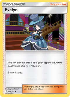 Evelyn Uncommon card from Team Up